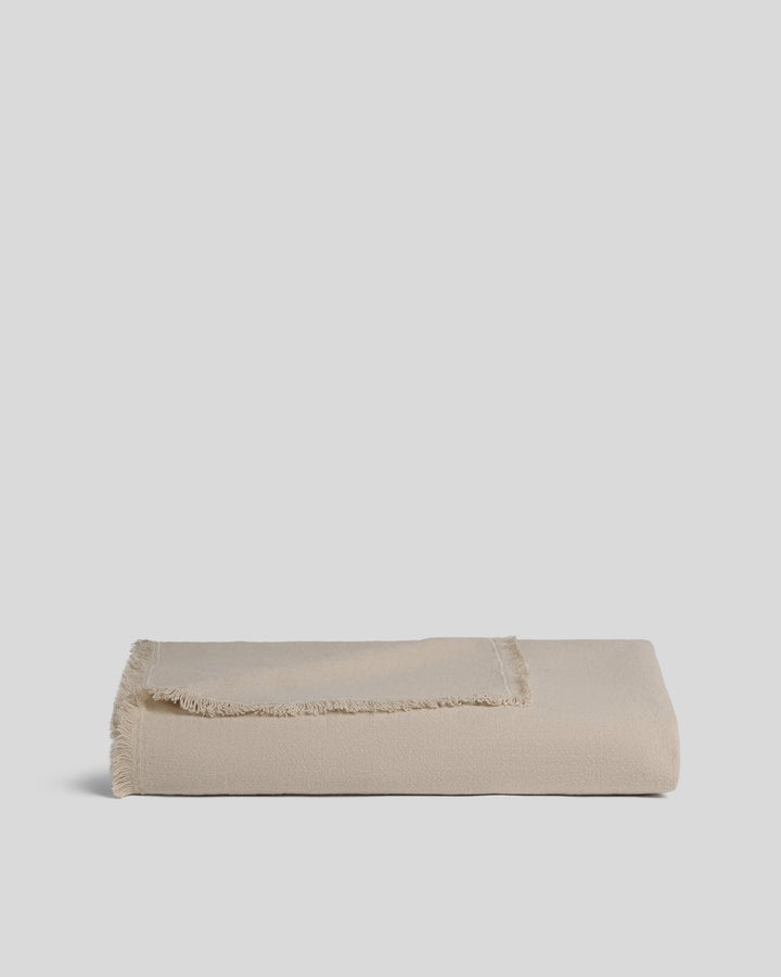 Vintage Linen Throw - FINAL SALE (Natural)